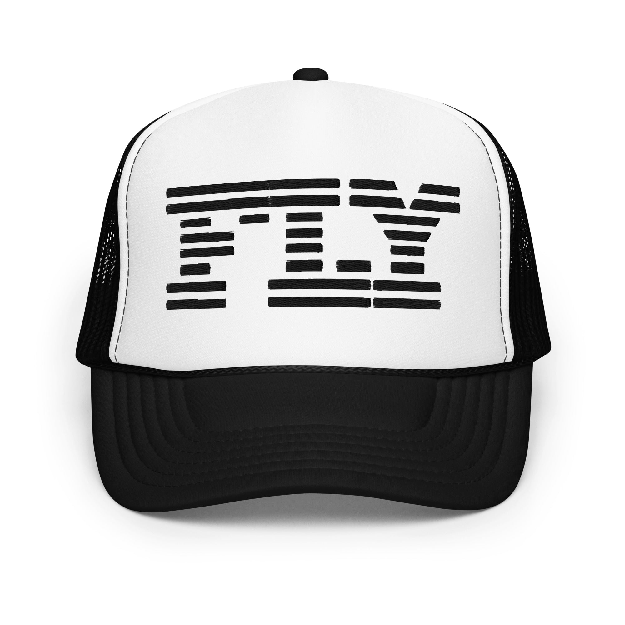 Black / White FLY Trucker Hat