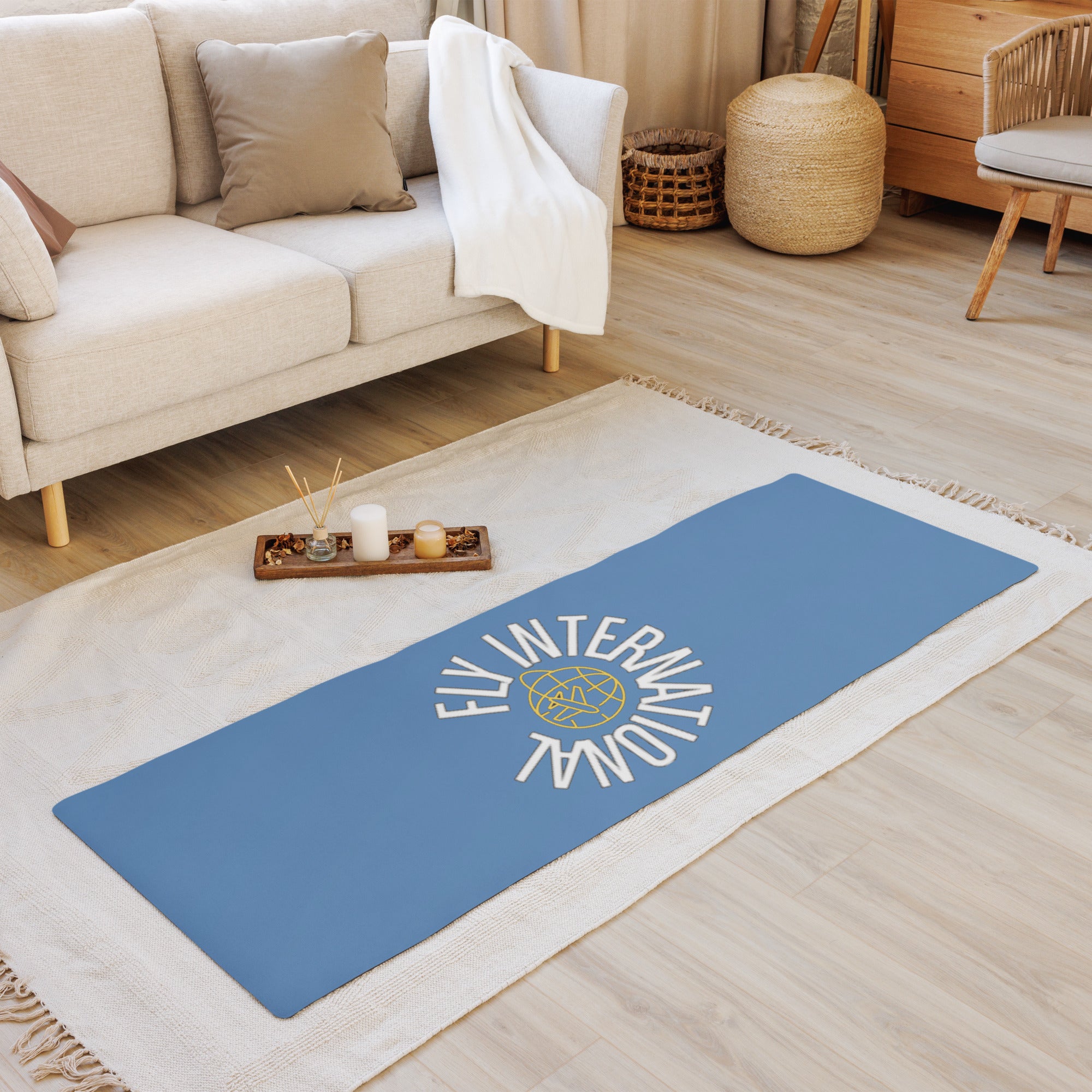 Fly International and Yoga mat