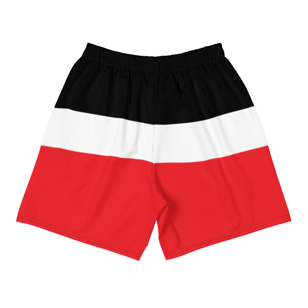 Fly International Red / Black Men's Athletic Long Shorts