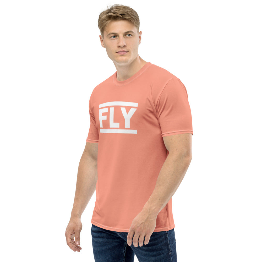 Peach / White Label Men's T-Shirt