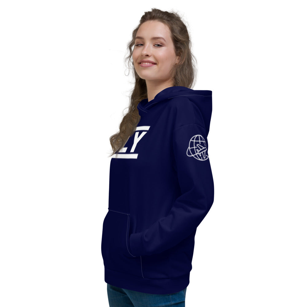 Navy Blue FLY Unisex Hoodie