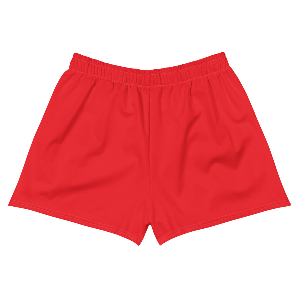 Red Women's Athletic Shorts