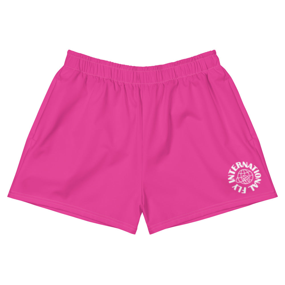 Pink Women's Athletic Shorts