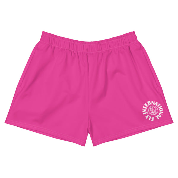 Pink Women's Athletic Shorts