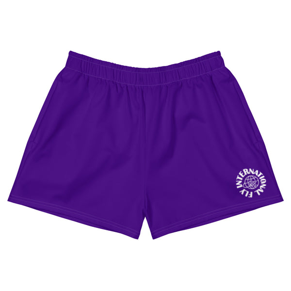 Purple Women's Athletic Shorts
