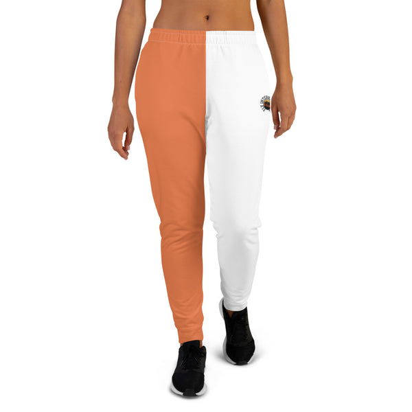White / Celosia Orange Women's Joggers