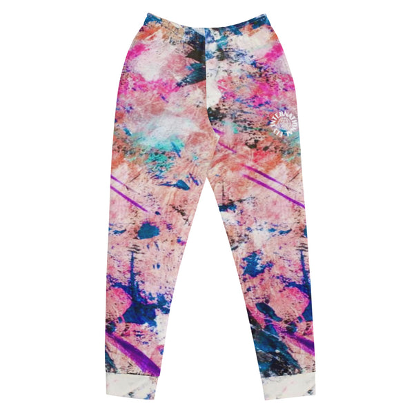 Multi Color Abstract Women's Joggers