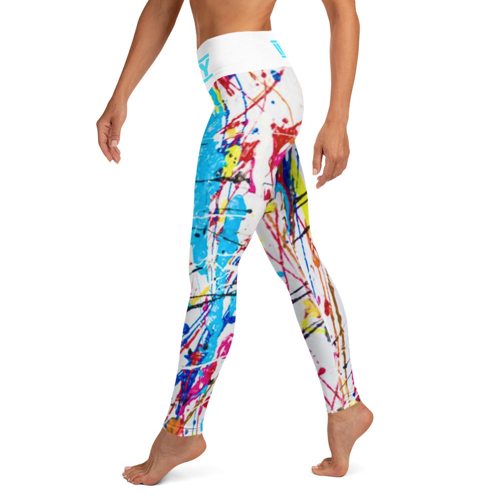 Colorful Abstract Yoga Leggings