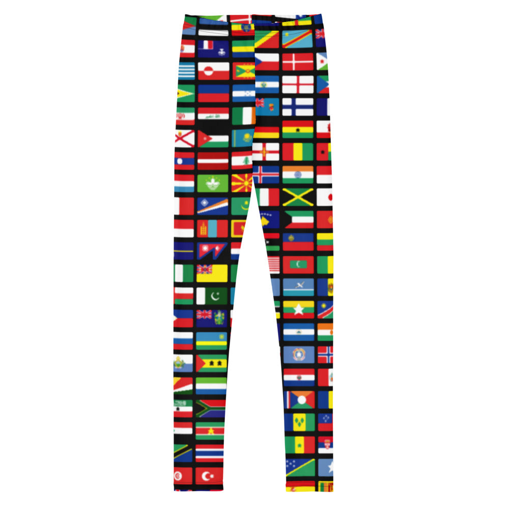 Fly International World Flag Youth Leggings