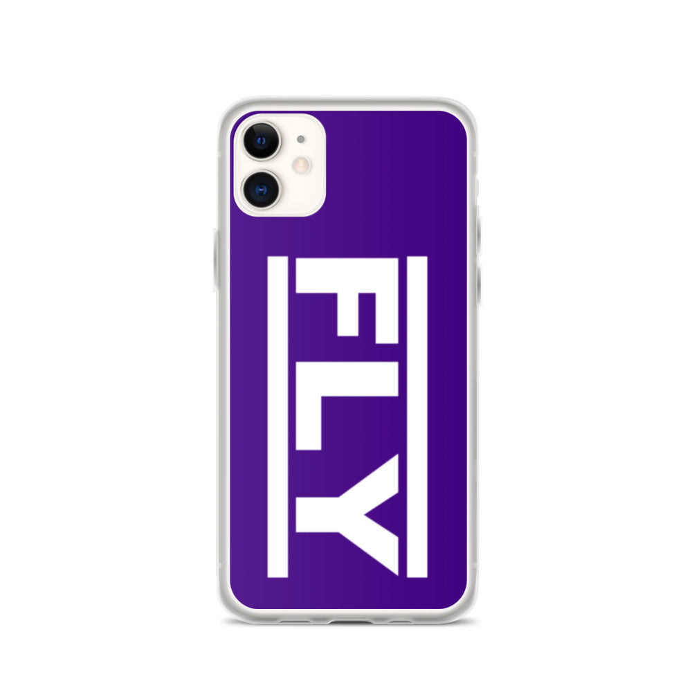Purple FLY iPhone Case