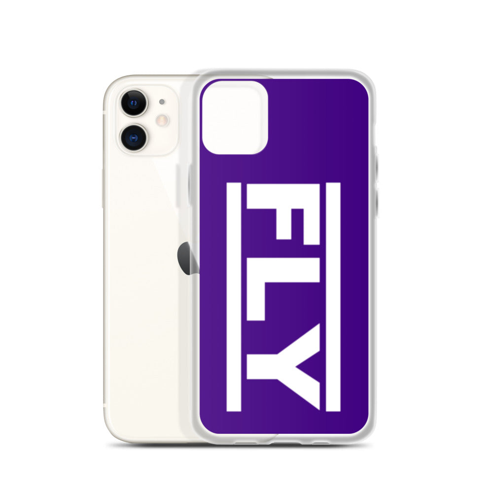 Purple FLY iPhone Case