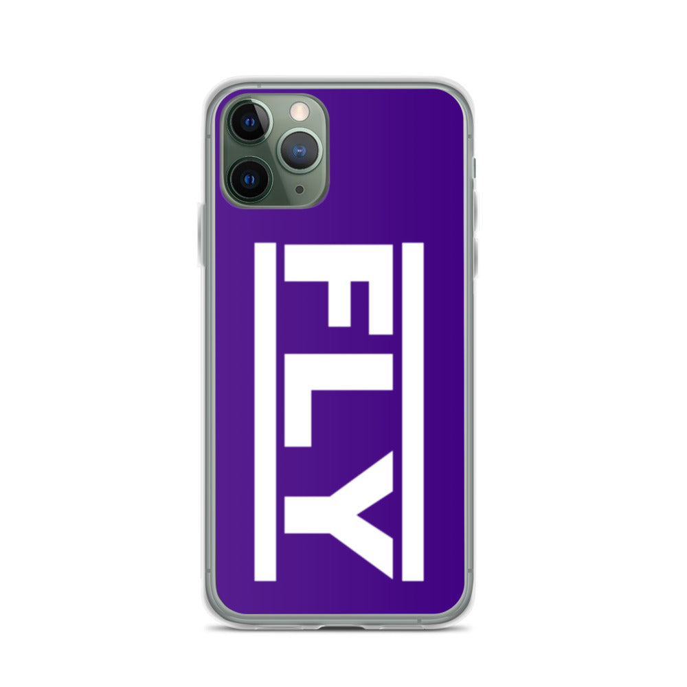 Purple FLY iPhone Case
