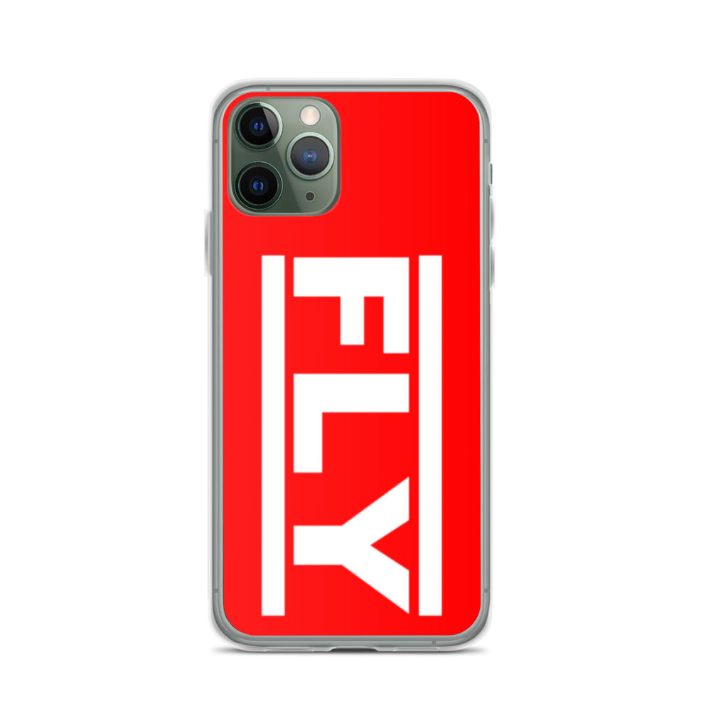 Red FLY iPhone Case