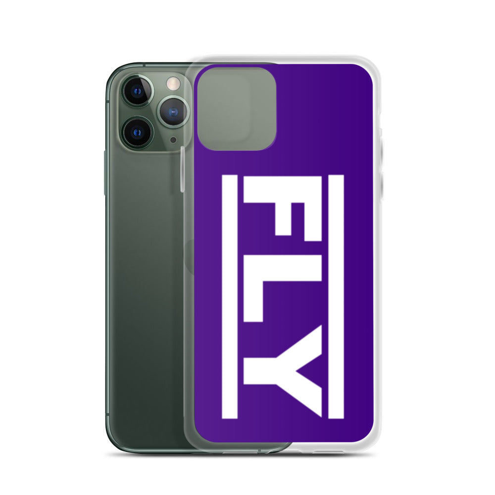 Purple FLY iPhone Case