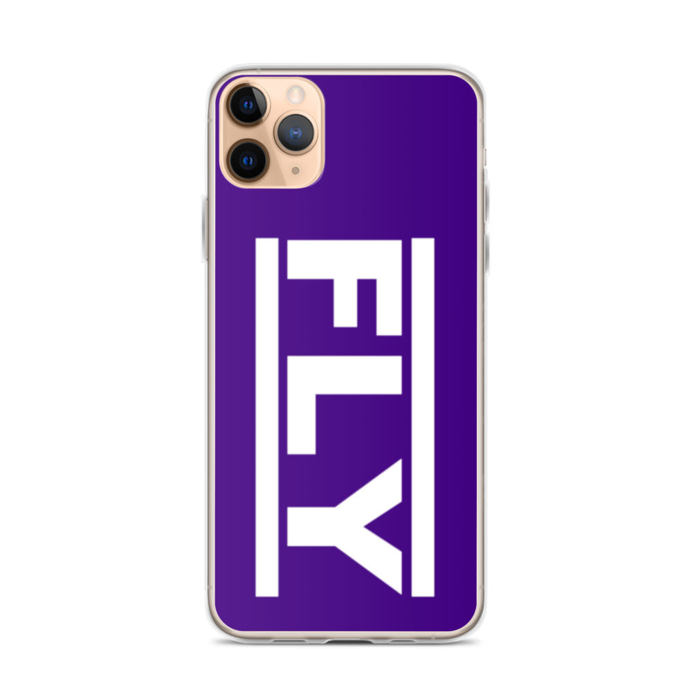 Purple FLY iPhone Case