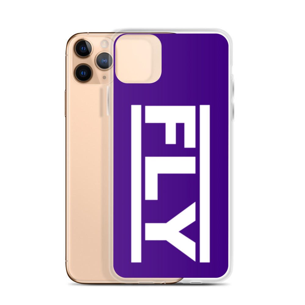 Purple FLY iPhone Case