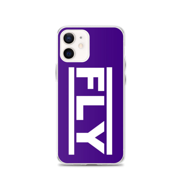Purple FLY iPhone Case