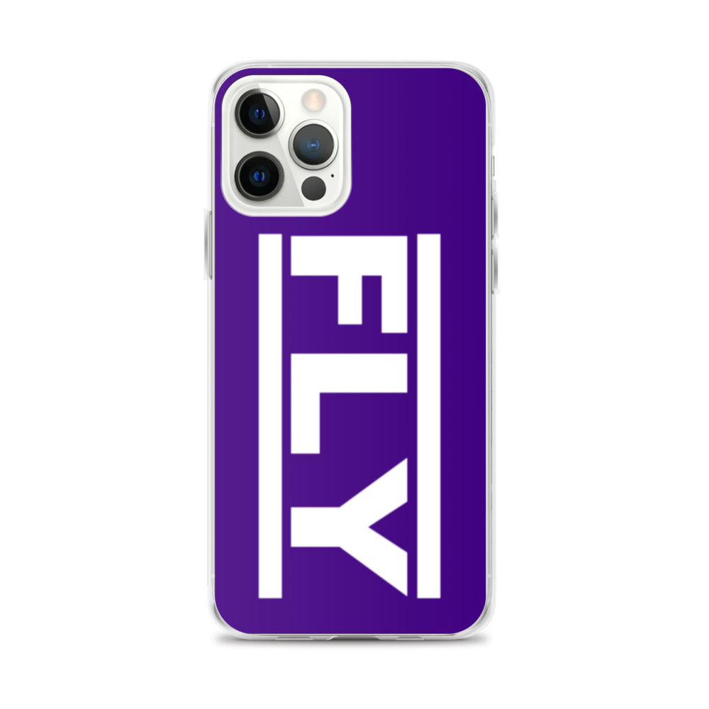 Purple FLY iPhone Case