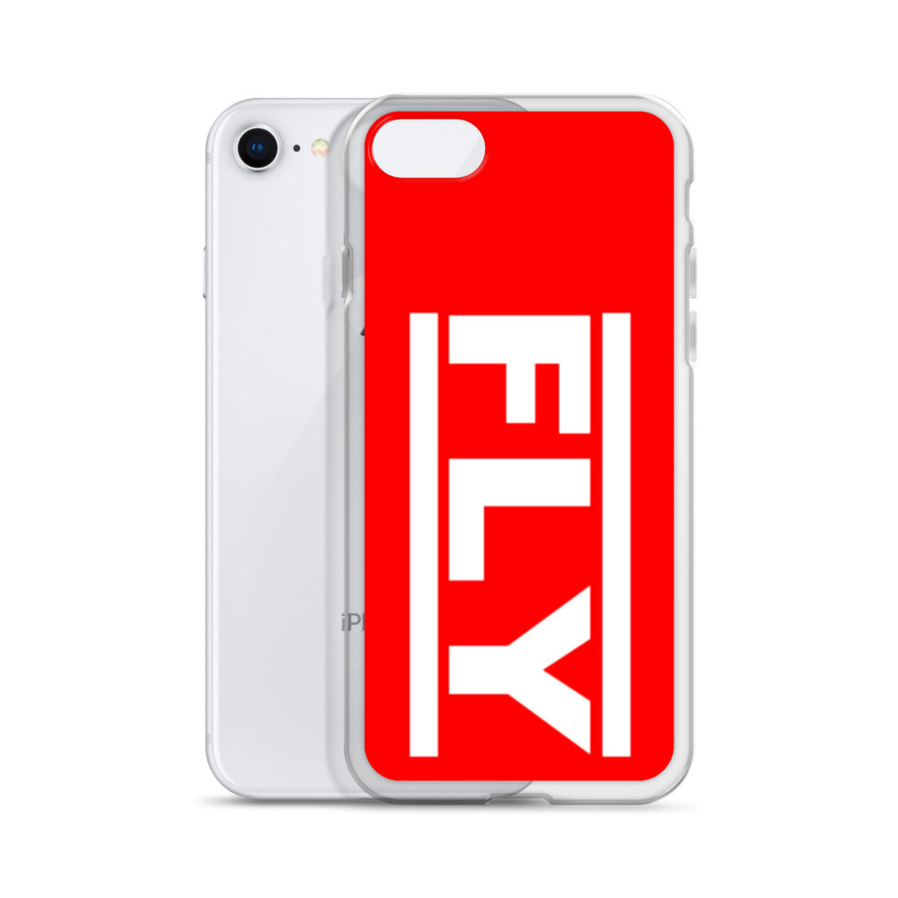 Red FLY iPhone Case