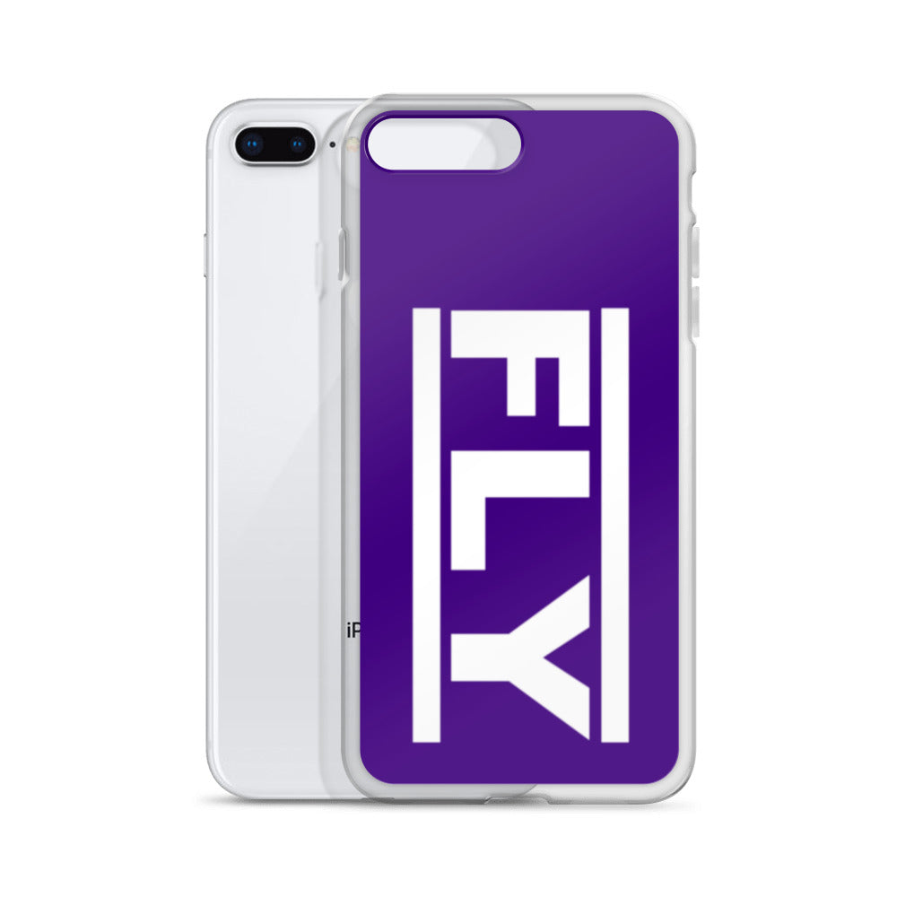 Purple FLY iPhone Case