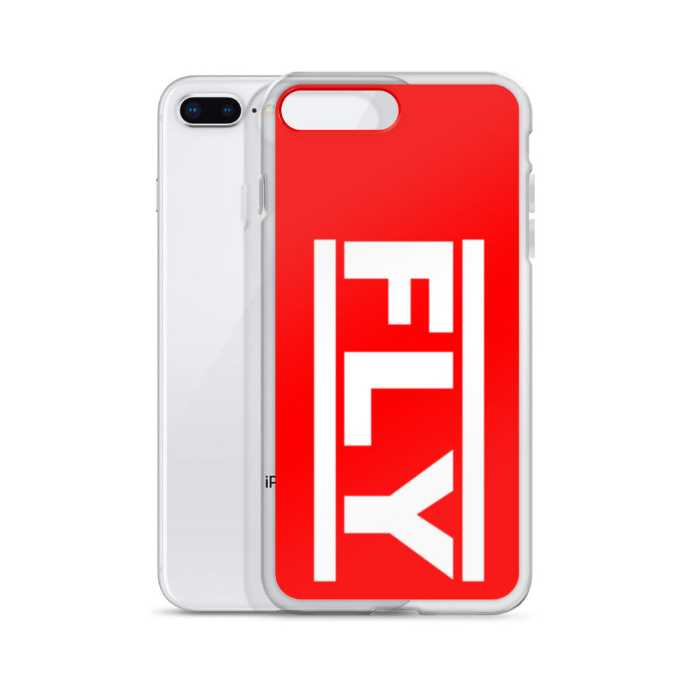 Red FLY iPhone Case