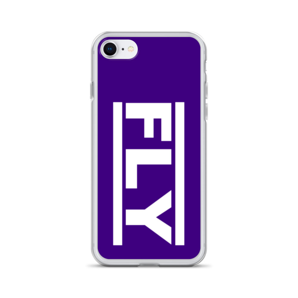 Purple FLY iPhone Case