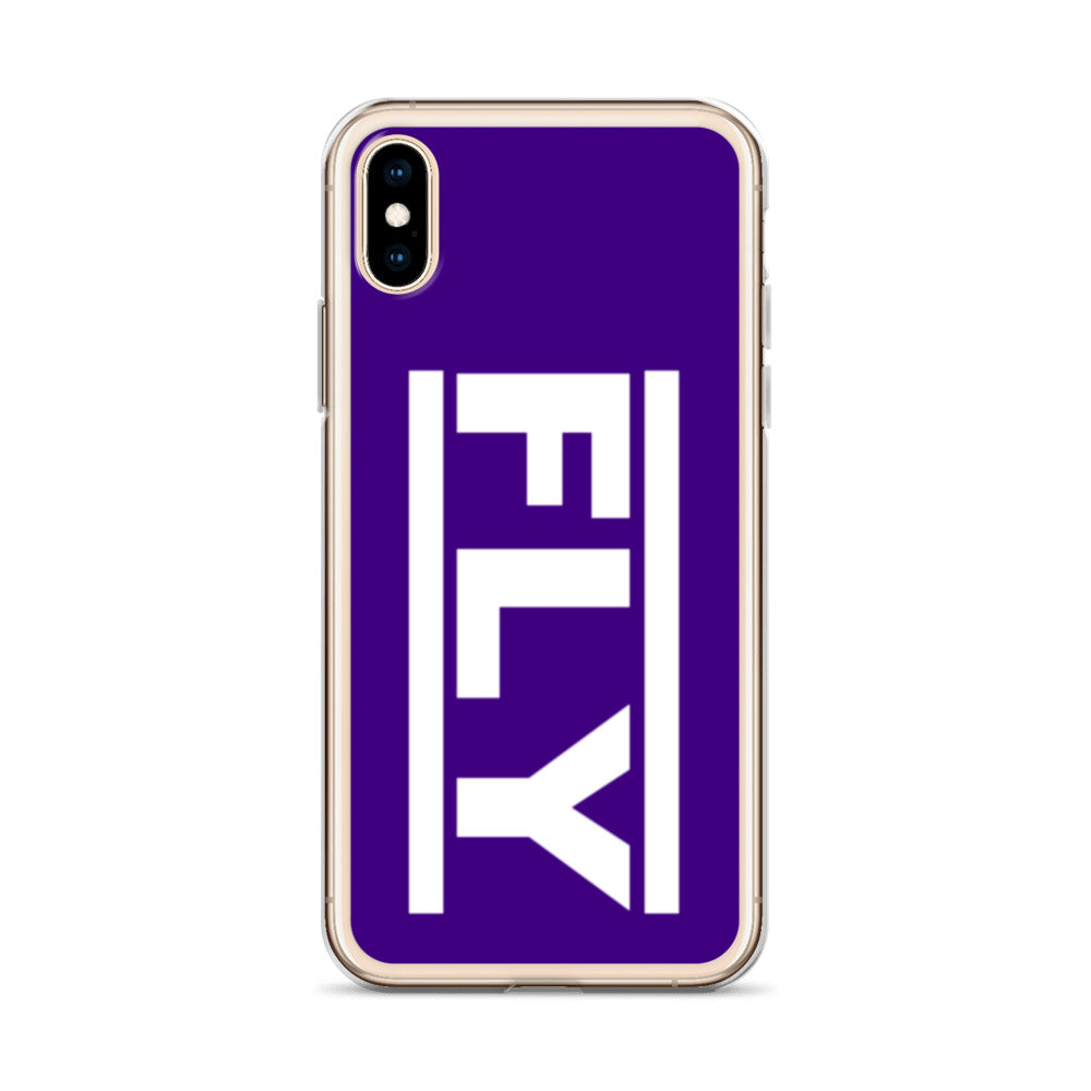Purple FLY iPhone Case