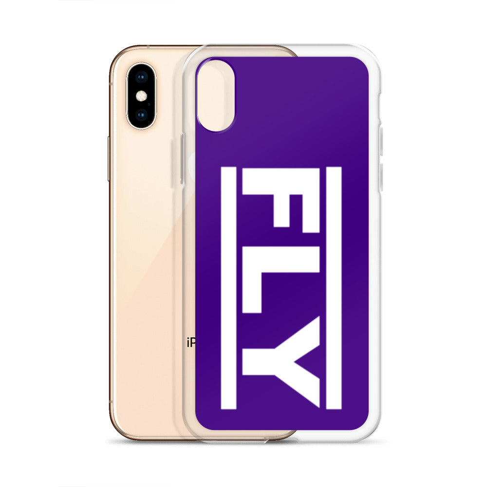 Purple FLY iPhone Case