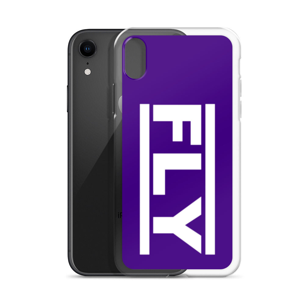 Purple FLY iPhone Case
