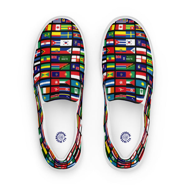 World Lag Men’s Slip - On Canvas  Shoes