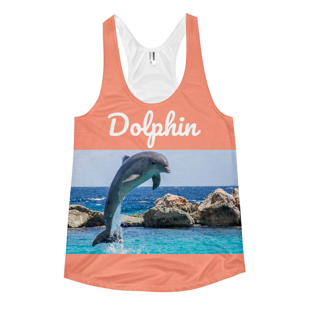 Dolphin Women's Racerback Tank