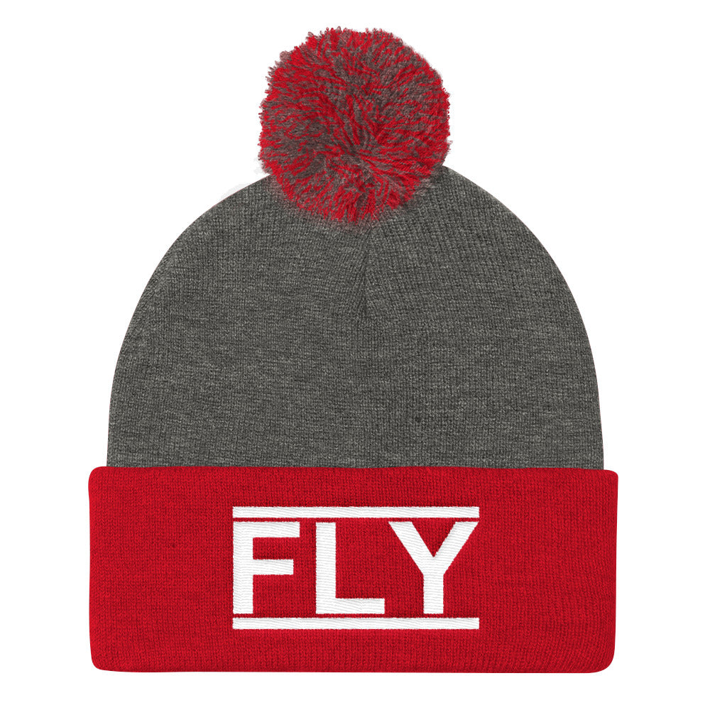 Fly International Pom Pom Knit Cap