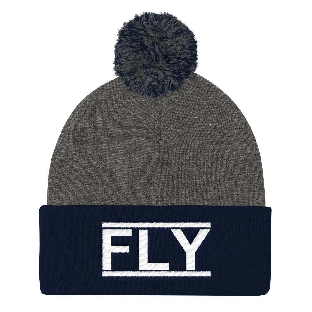 Fly International Pom Pom Knit Cap