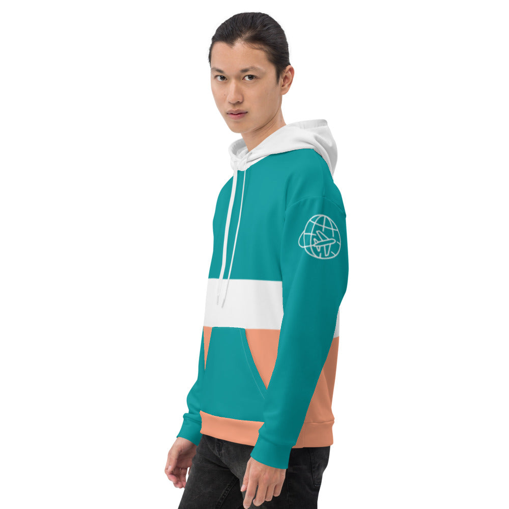 Aqua Cantaloupe Unisex Hoodie