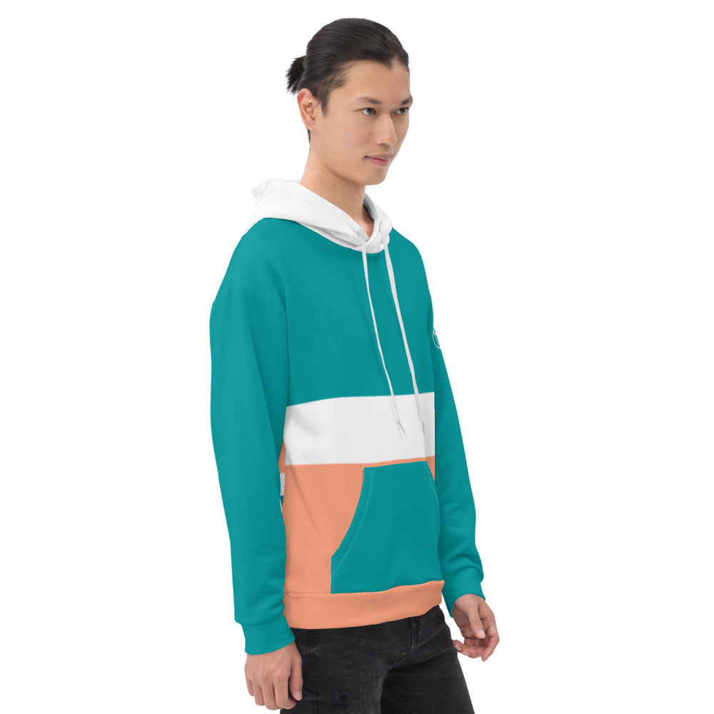 Aqua Cantaloupe Unisex Hoodie