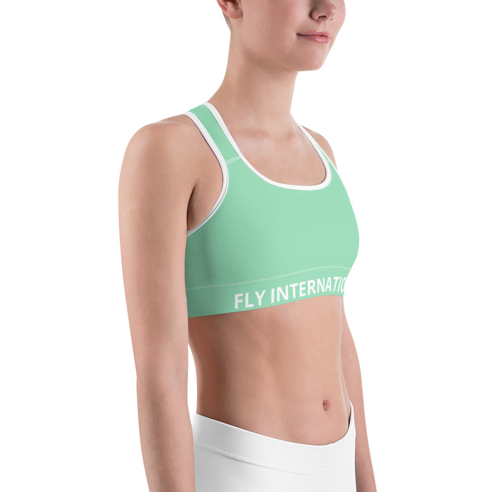 Sea Green Sports bra