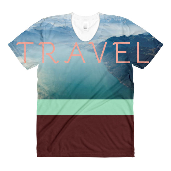 Travel Unisex Crew Neck T - Shirt