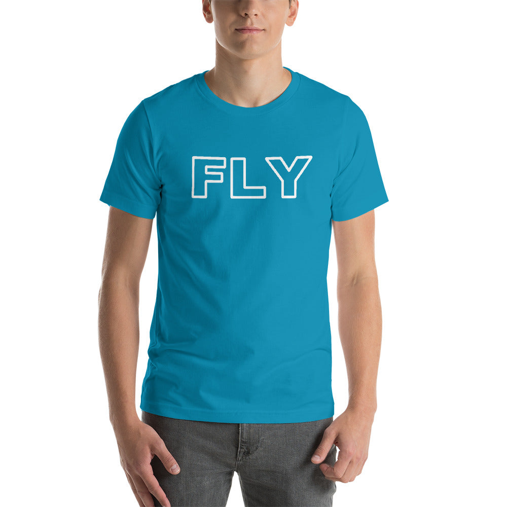 Fly Out Line Short-Sleeve Unisex T-Shirt