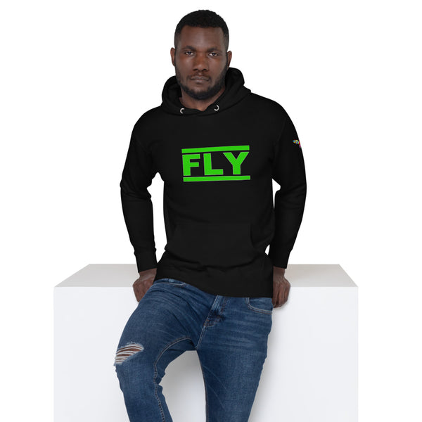 Lime Green FLY Unisex Hoodie
