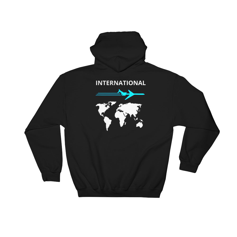 Blue Jet Hooded Sweatshirt