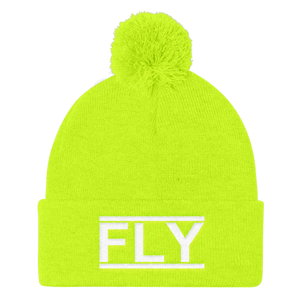 Fly International Pom Pom Knit Cap