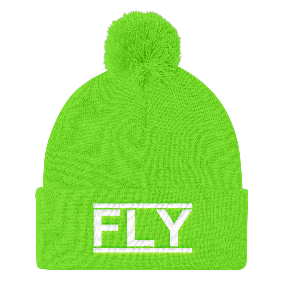 Fly International Pom Pom Knit Cap