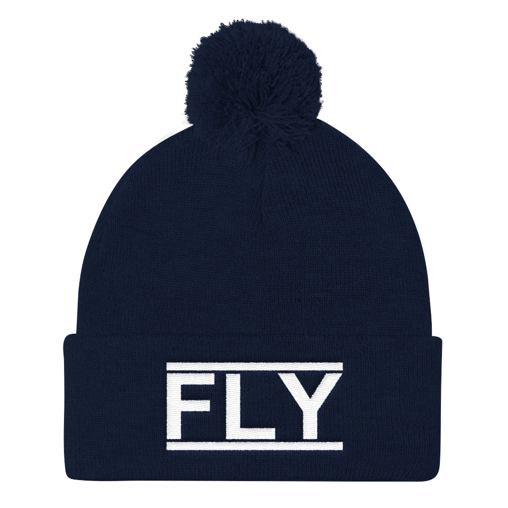 Fly International Pom Pom Knit Cap