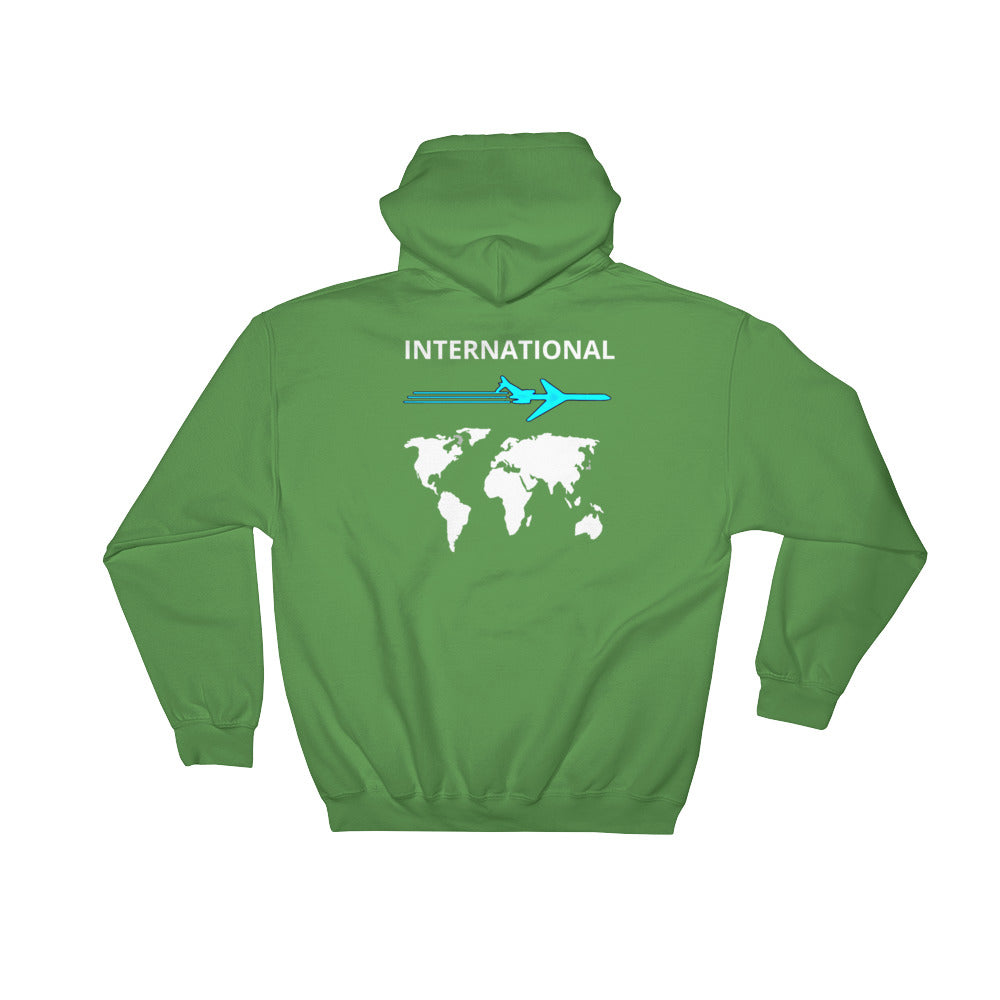 Blue Jet Hooded Sweatshirt