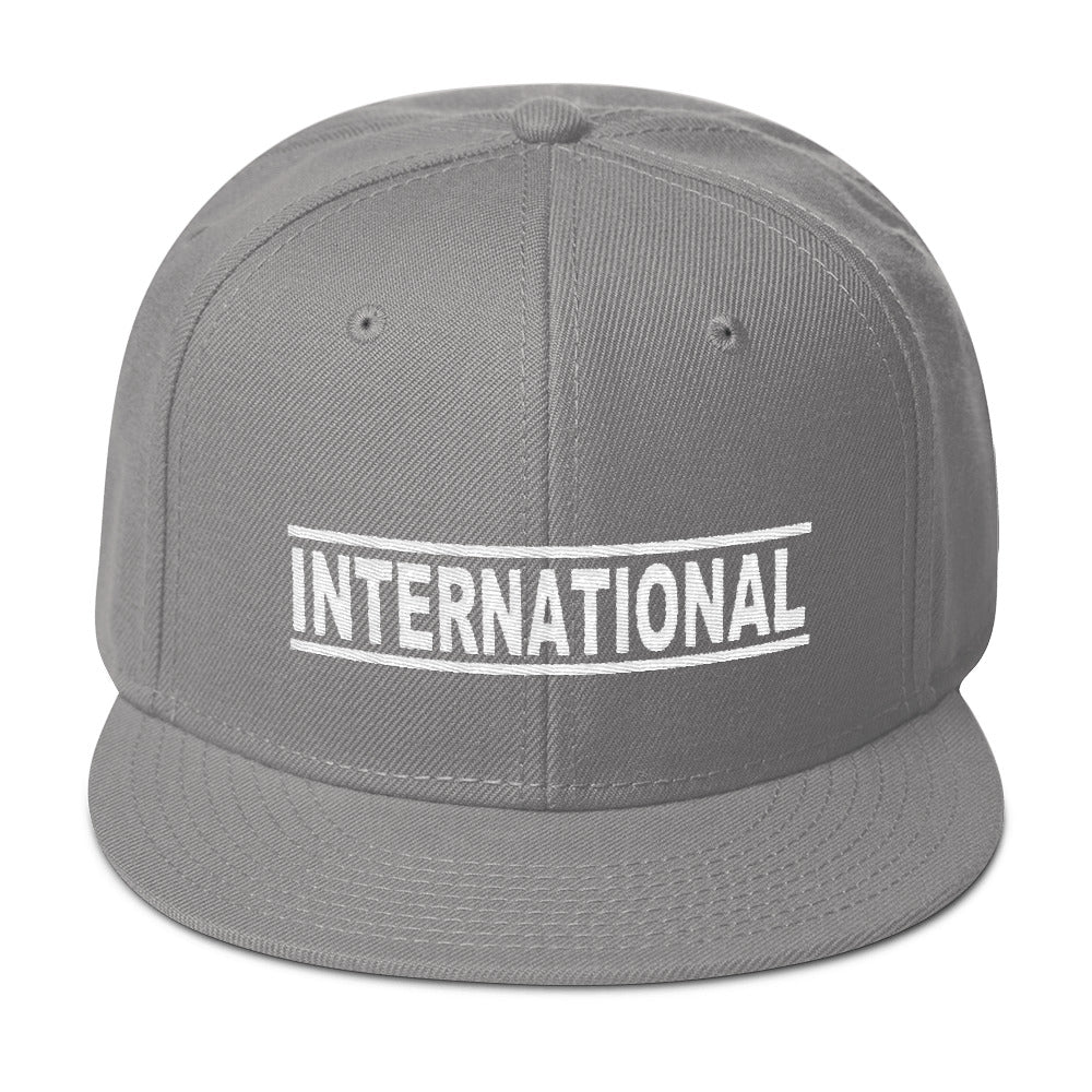 International Snap back Hat