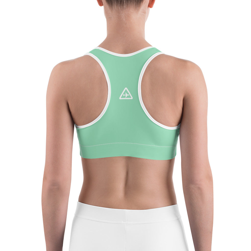 Sea Green Sports bra