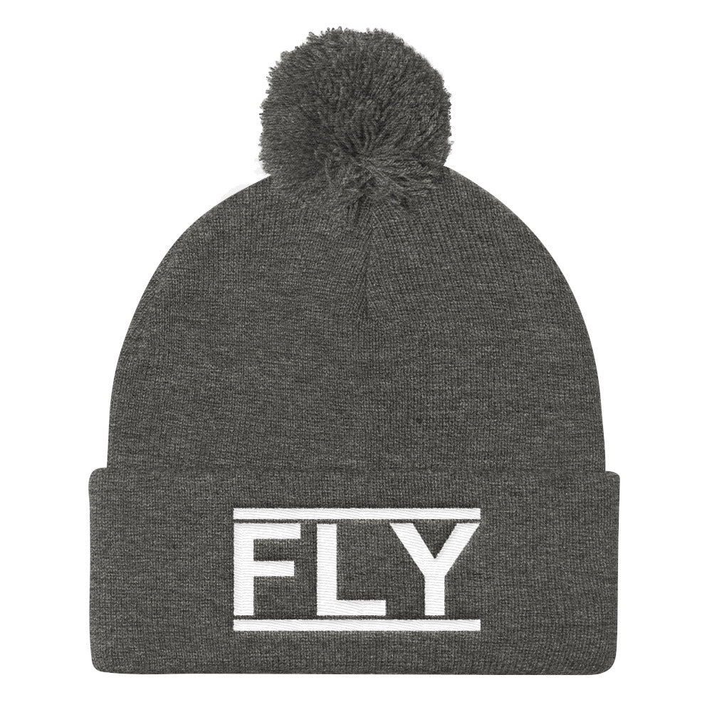 Fly International Pom Pom Knit Cap