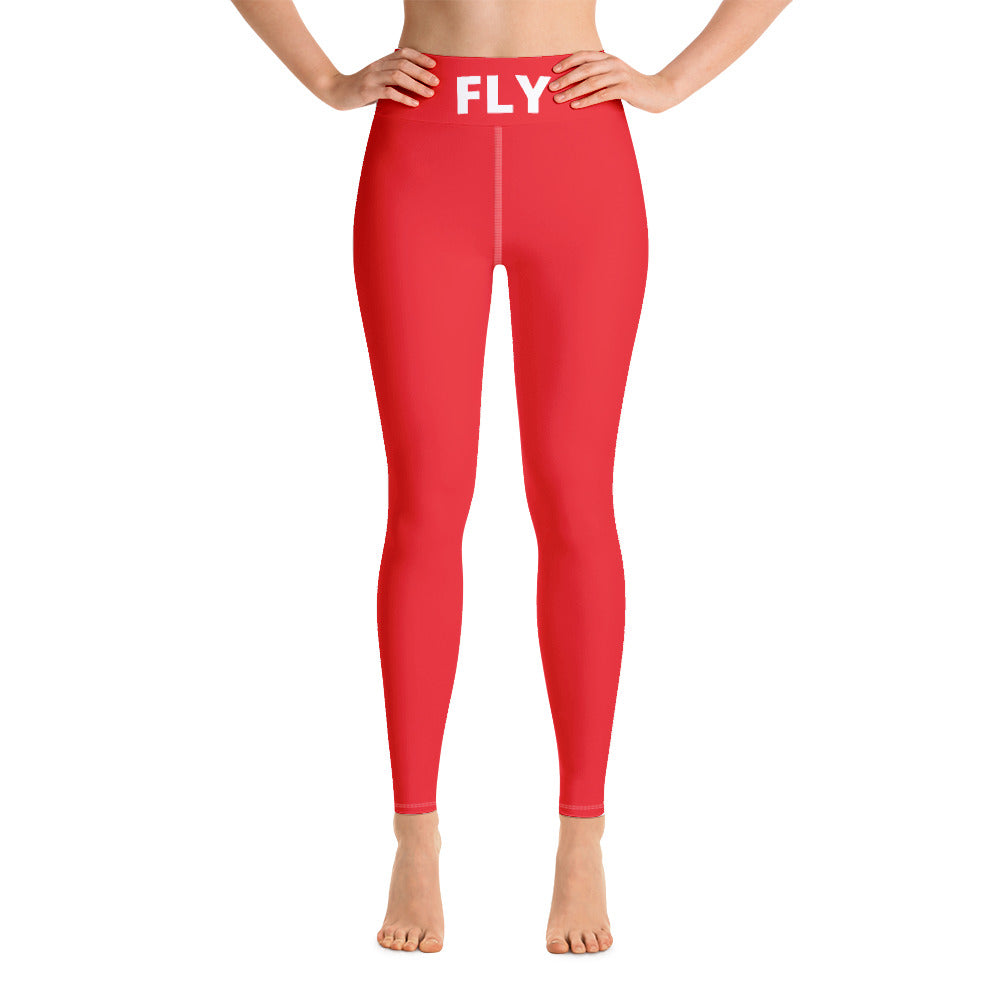 Insignia Red Yoga Leggings