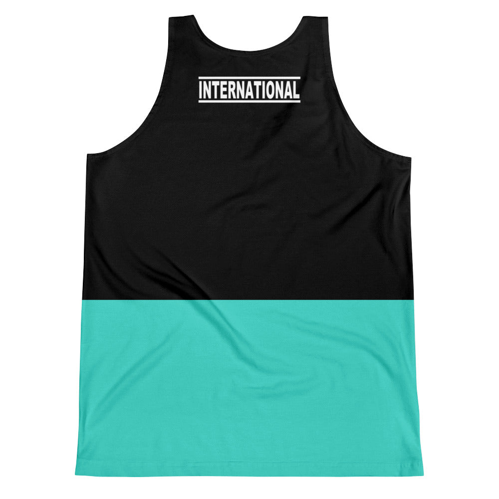 Turquoise / Black / FLY Unisex Tank Top