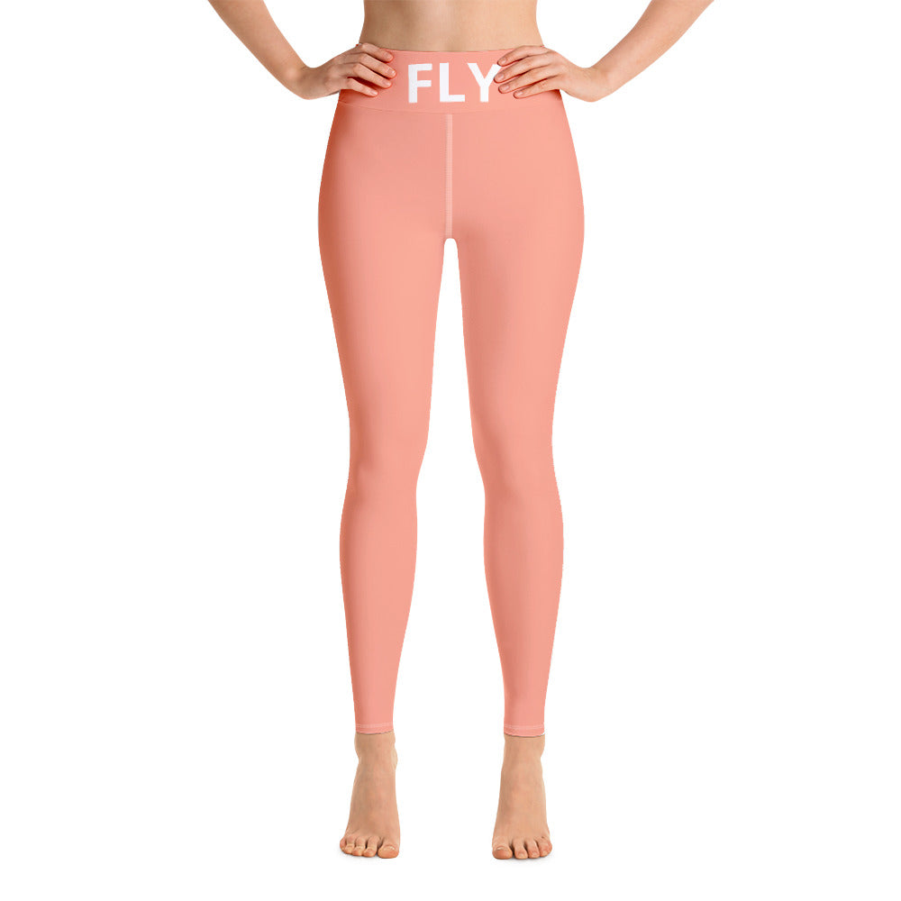 Peach Yoga Leggings